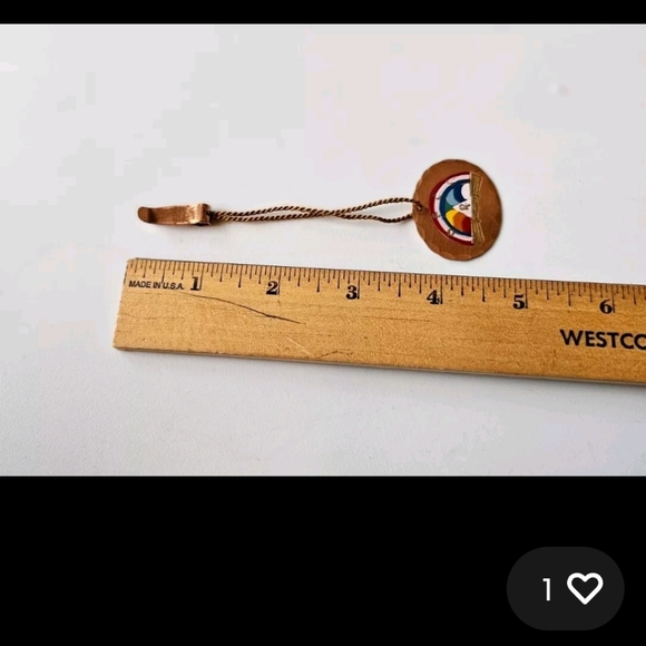 Vintage Rainbow Girls Clip 1940s Metal - Picture 4 of 4